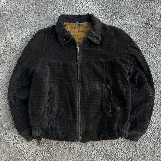1950’s distressed black corduroy jacket