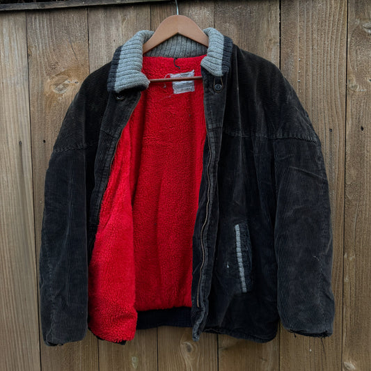 1950’s distressed black corduroy jacket