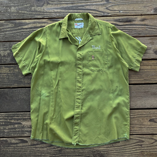 1960’s beer chainstitched bowling shirt
