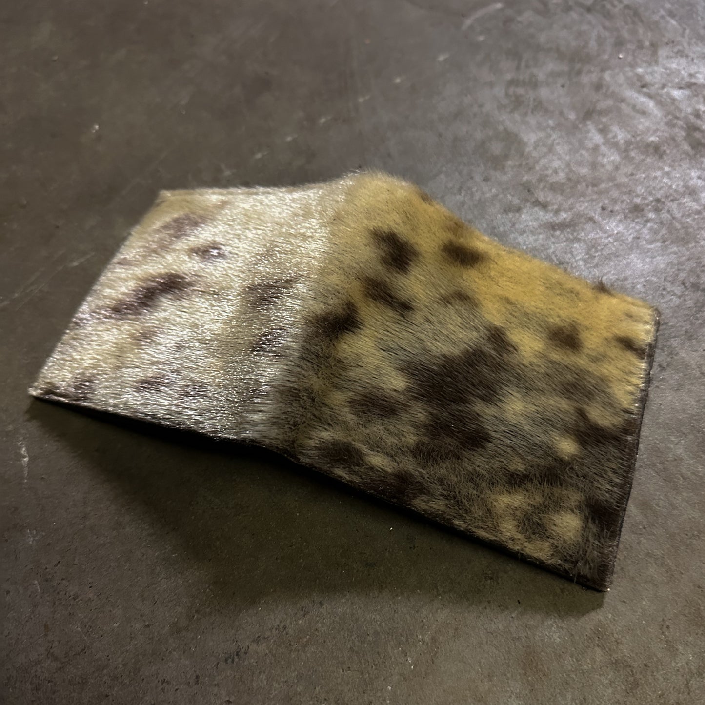 1960’s Alaskan seal hair on hide wallet