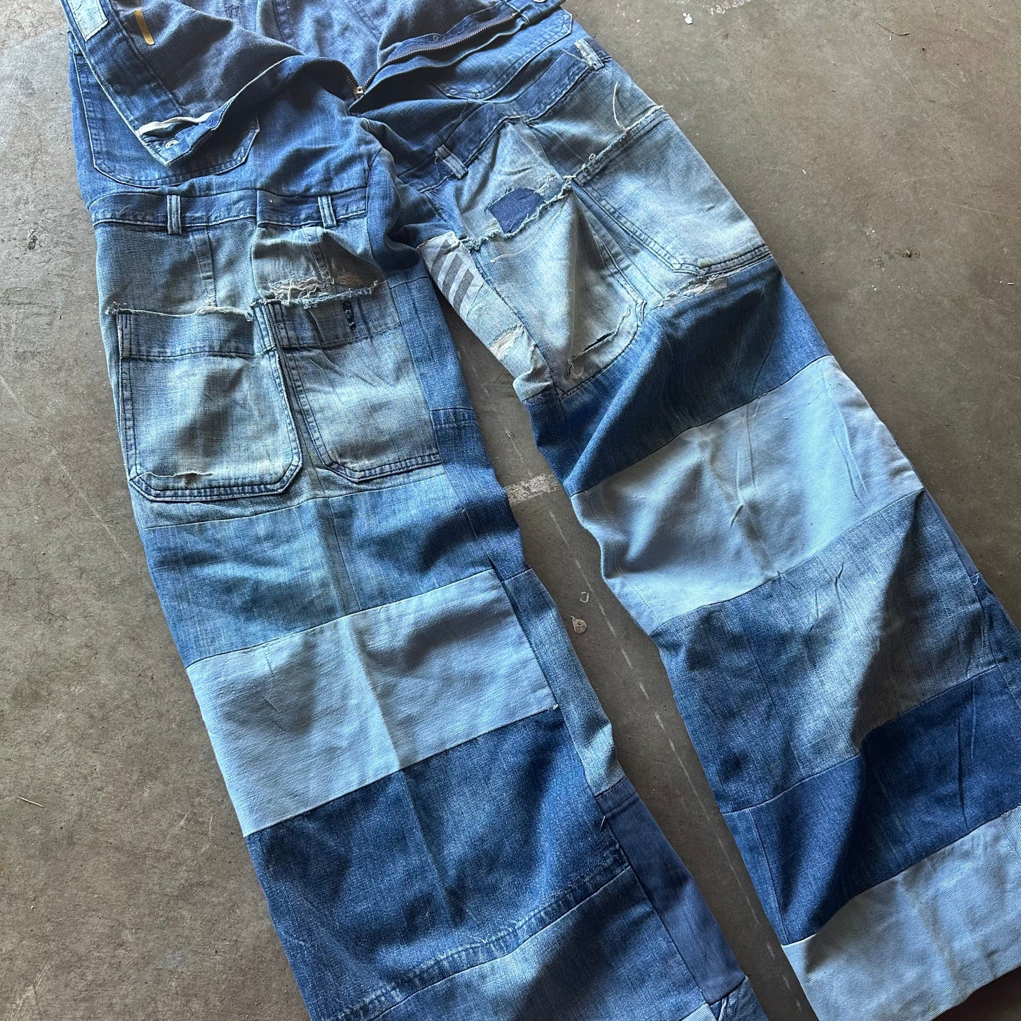 1960’s seafarer patchwork flares