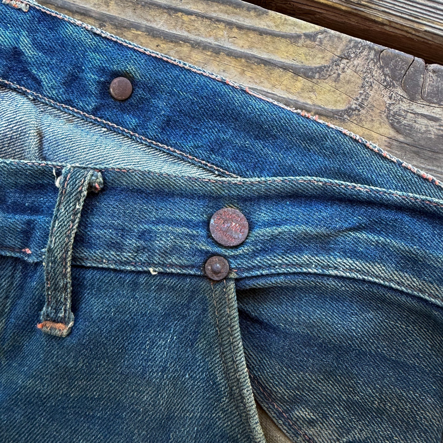 1940’s Super Big Mac buckle back jeans