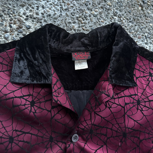 90’s Sinister Clothing spider web shirt