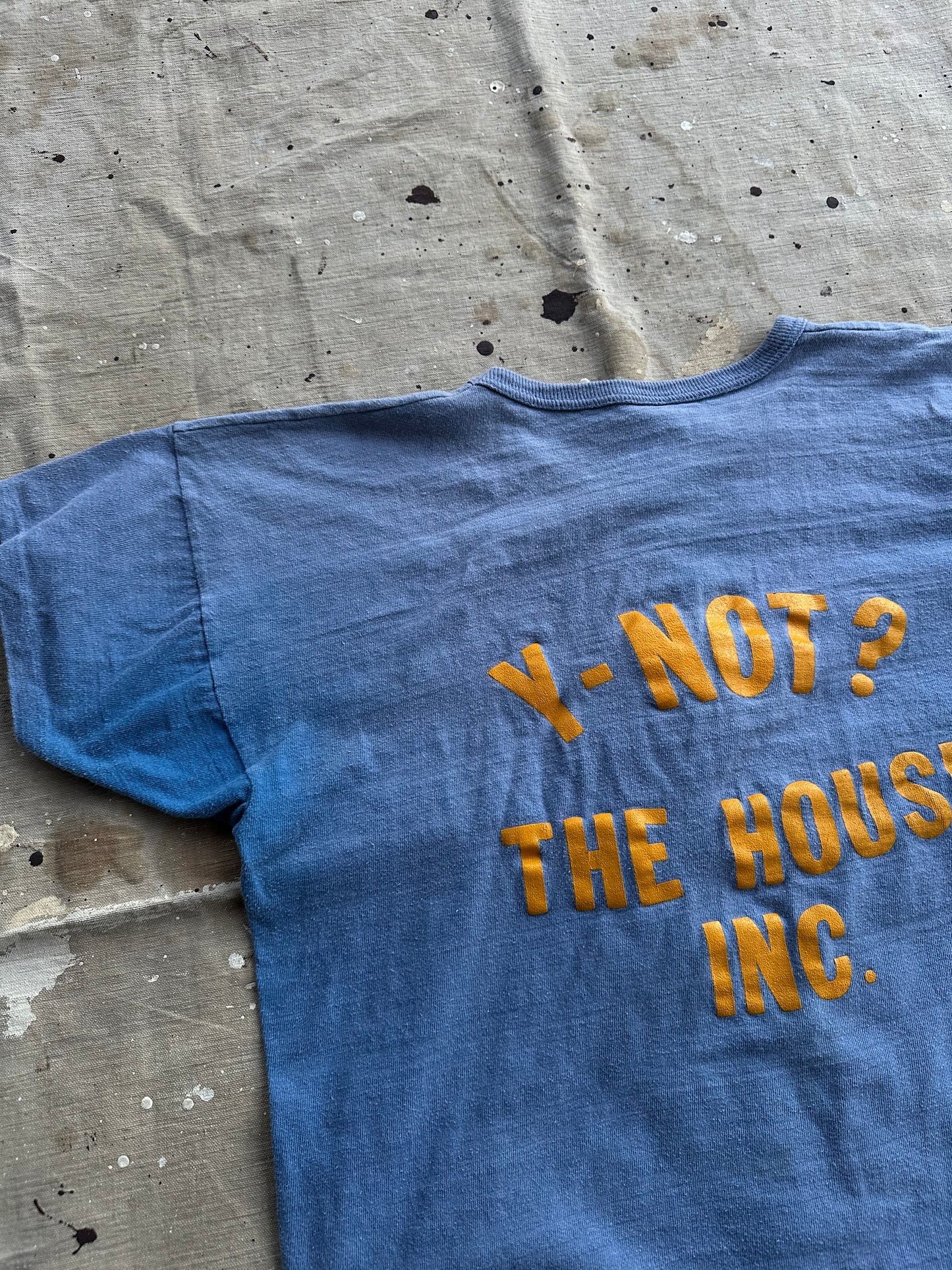 1960’s faded blue cotton tee