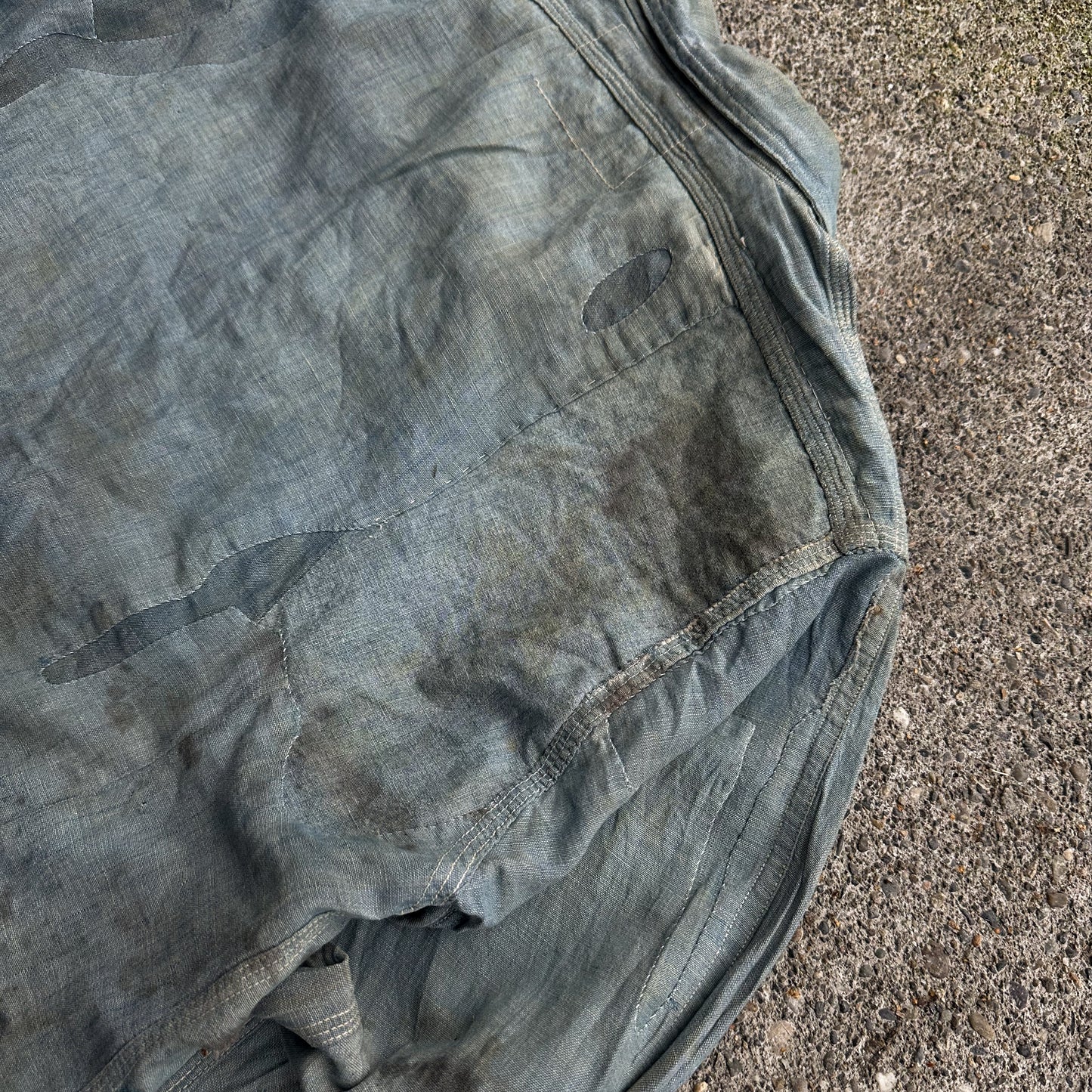 1920’s/30’s chinstrap chambray shirt