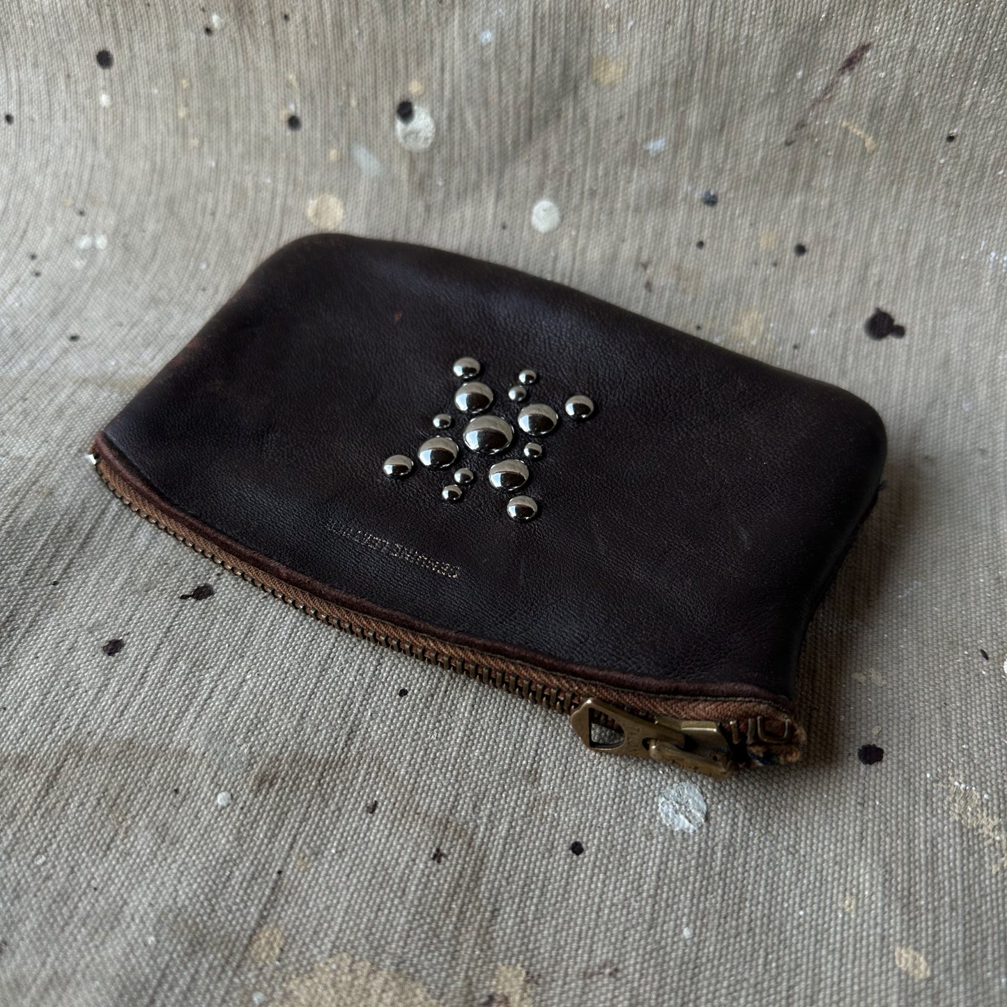 1940’s studded tobacco pouch wallet