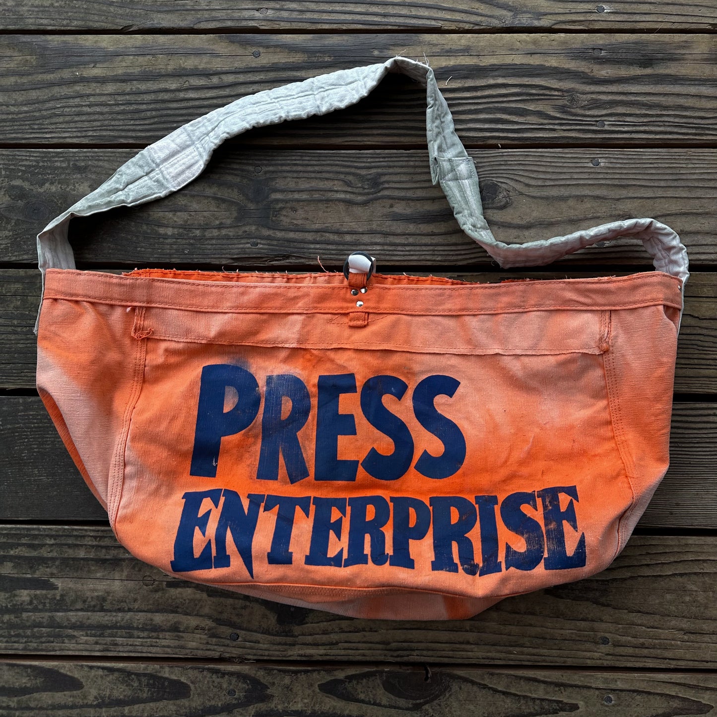 1968 press enterprise newspaper bag