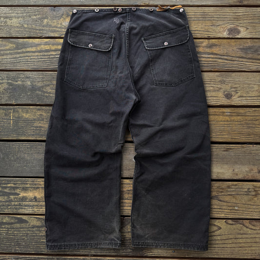 1950’s faded black fireman’s pants