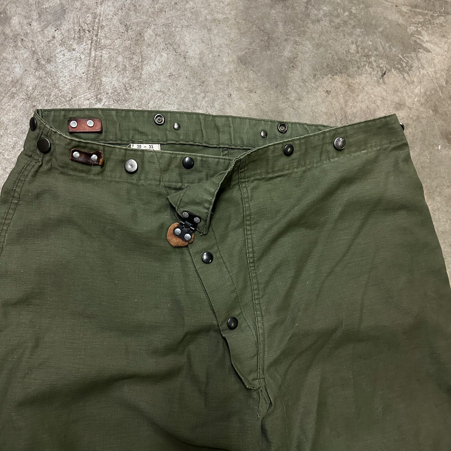 1980s military fireman’s turnout pants
