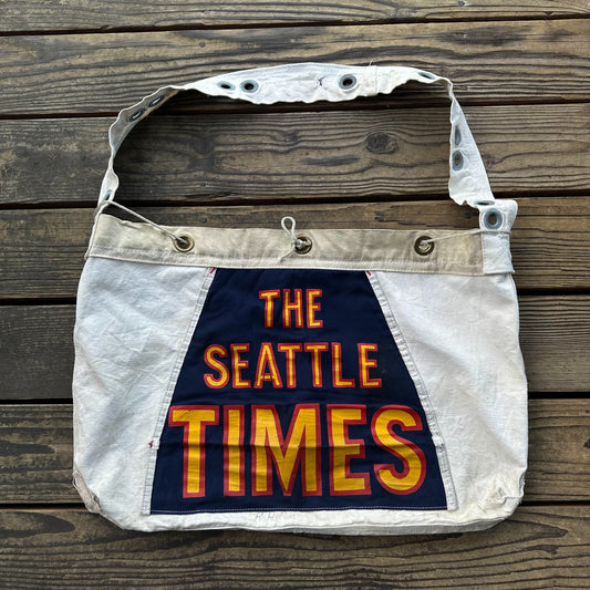 Handmade 1950’s Seattle times newspaper bag