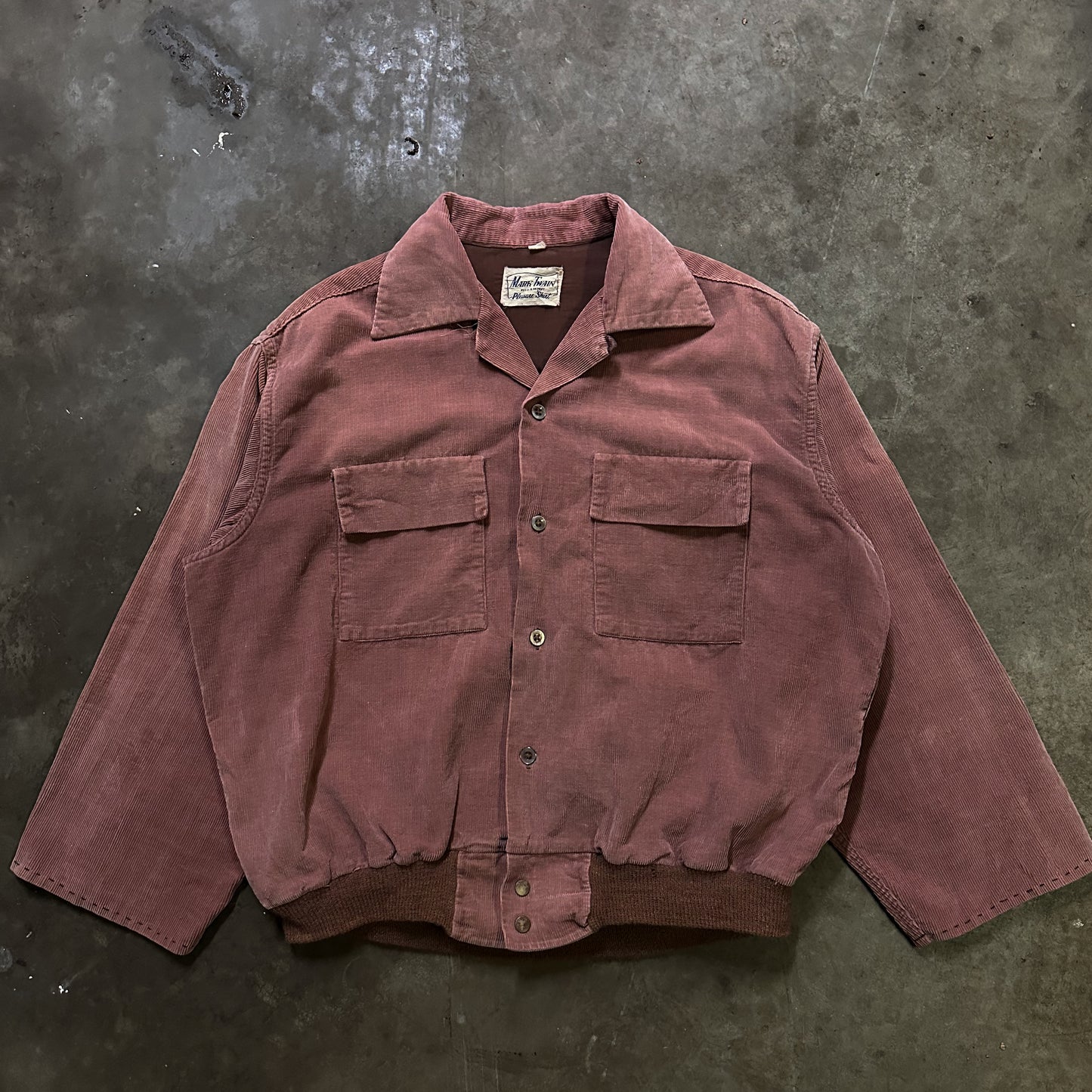 1950’s pink corduroy gaucho shirt