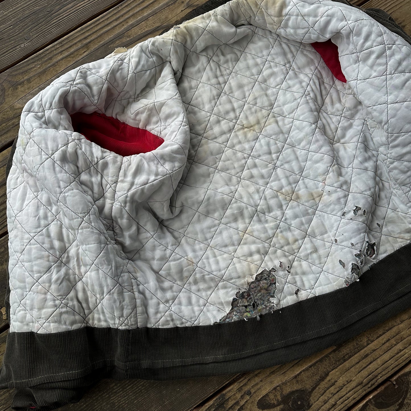 1960’s sun faded dark grey cord jacket