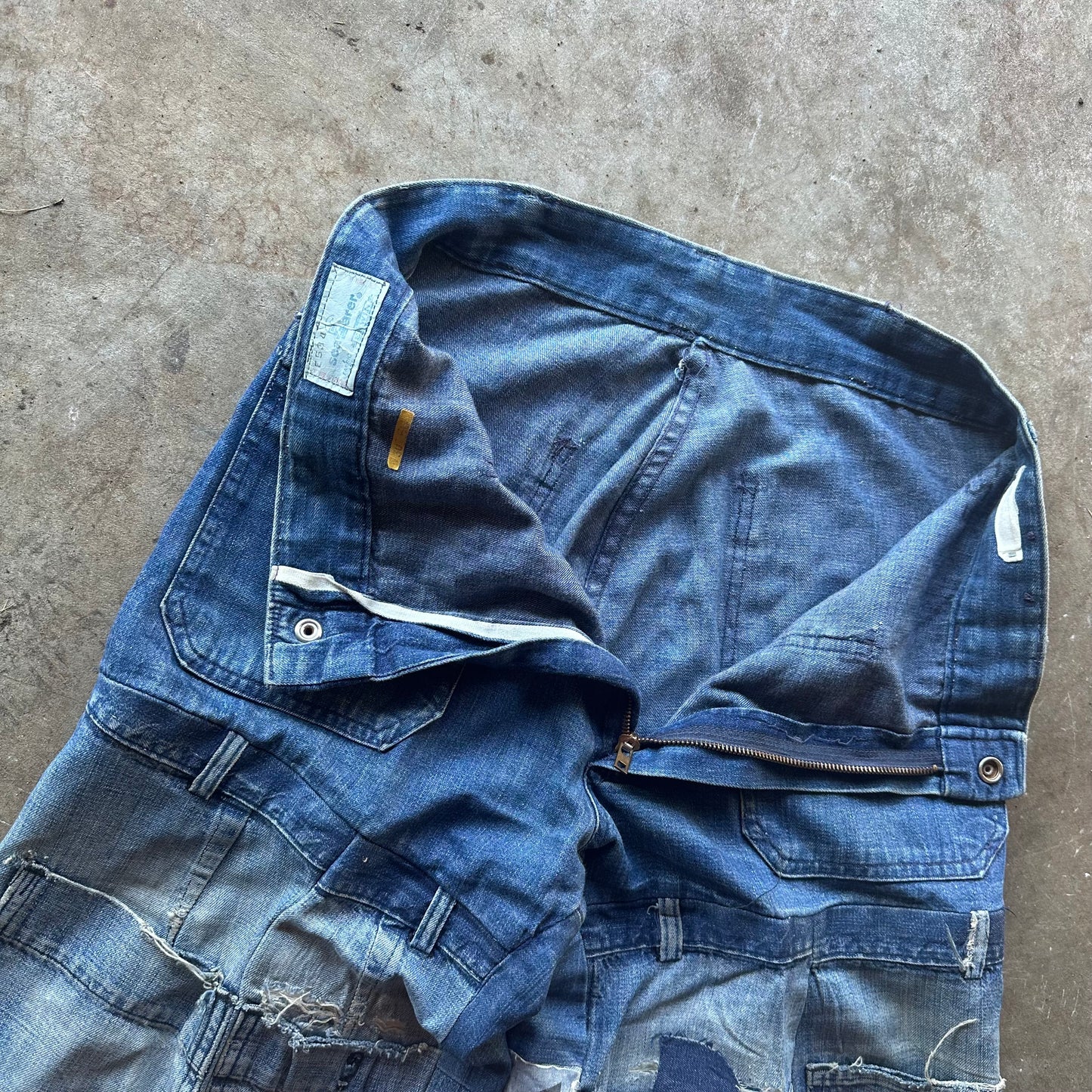 1960’s seafarer patchwork flares