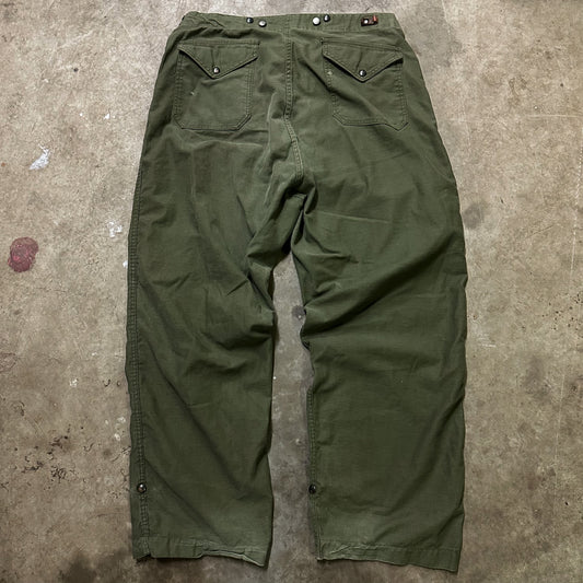 1980s military fireman’s turnout pants