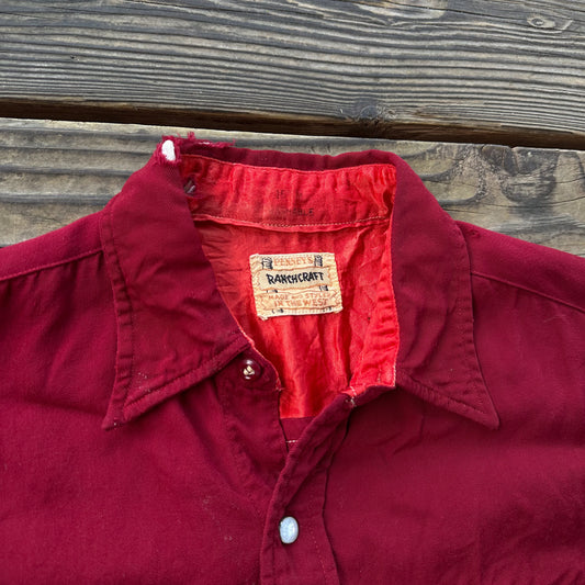 1950’s gabardine western shirt