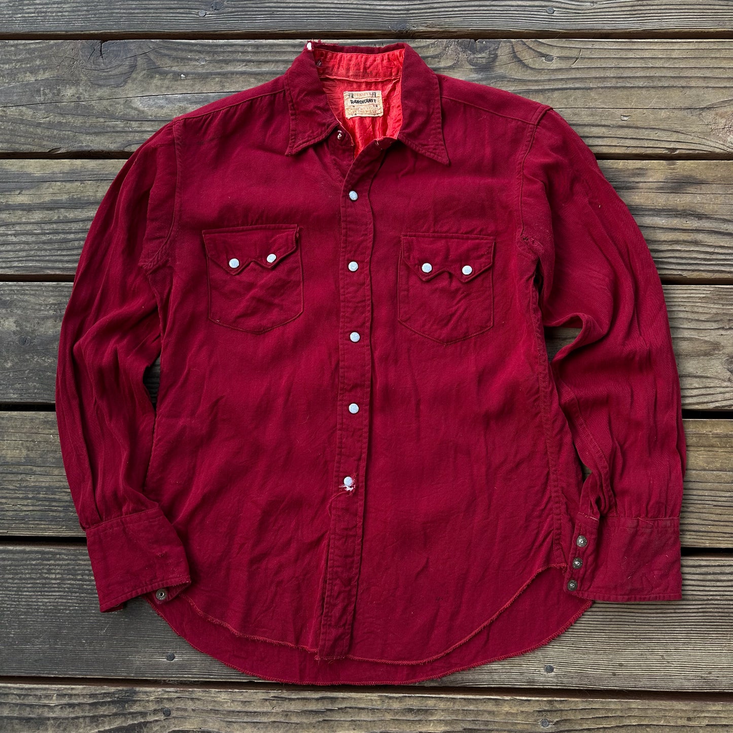 1950’s gabardine western shirt