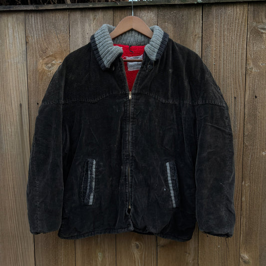 1950’s distressed black corduroy jacket