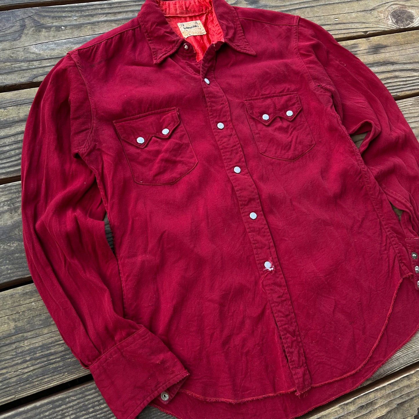 1950’s gabardine western shirt