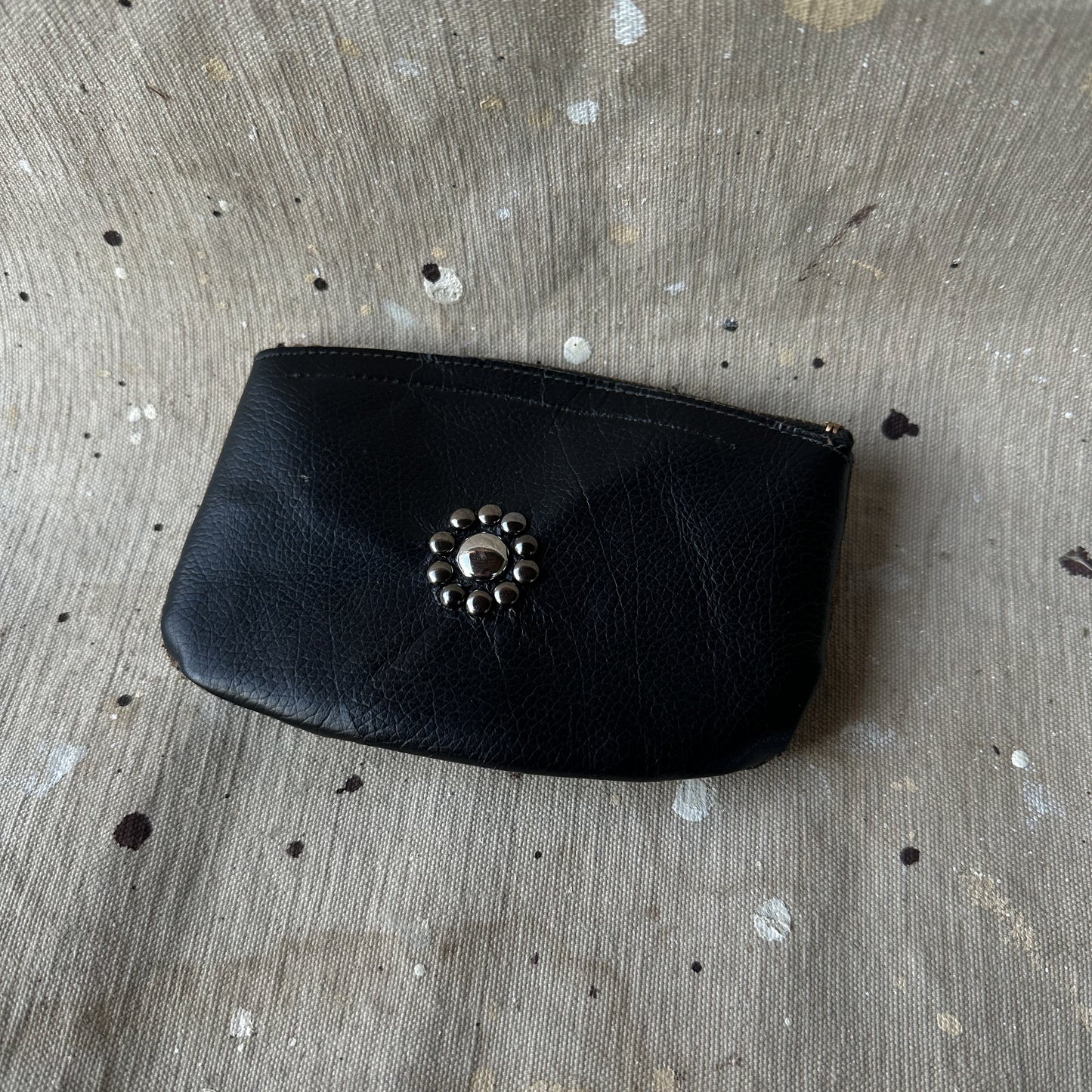 1950’s studded tobacco pouch wallet