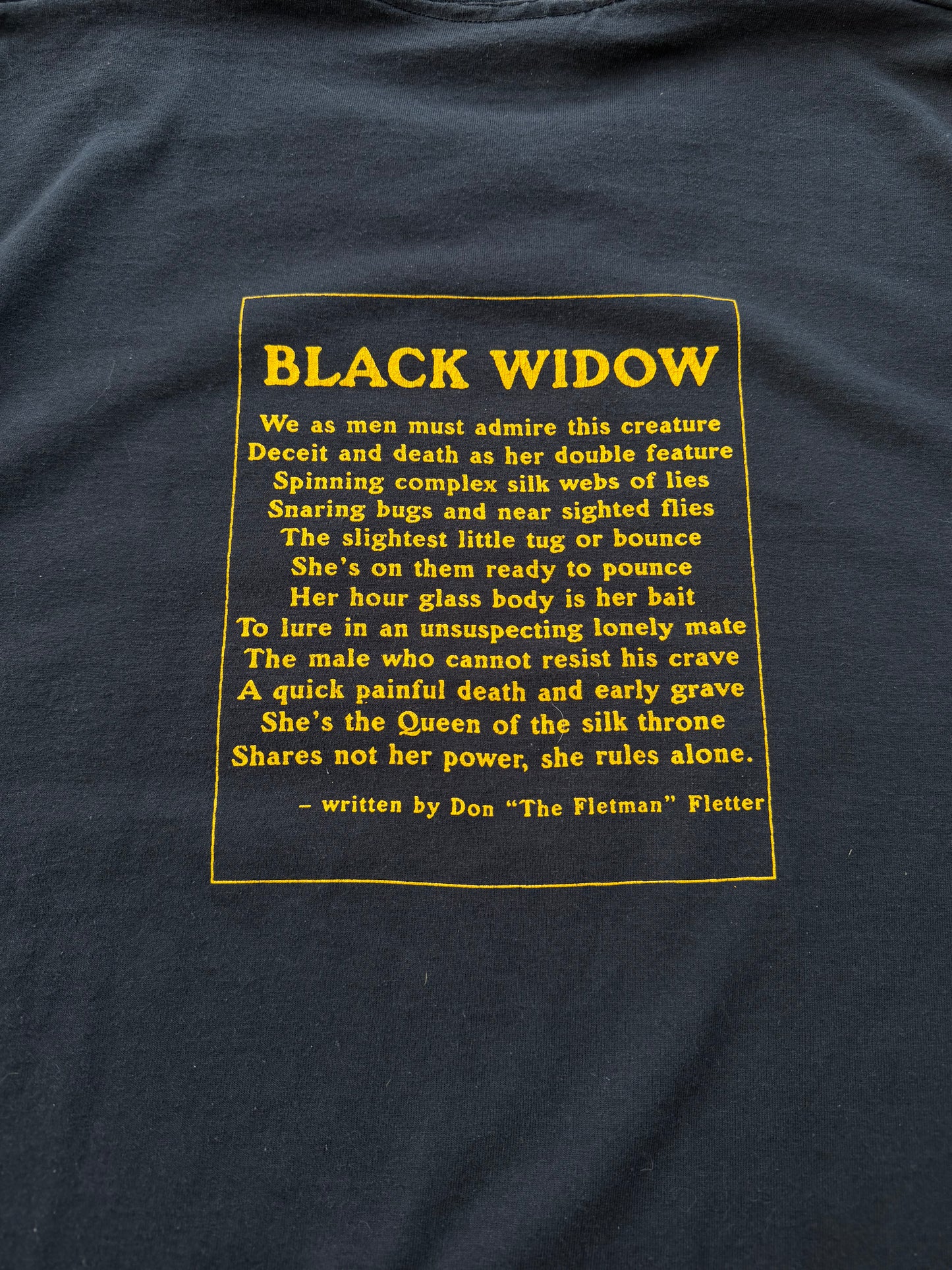 1990’s black widow tee