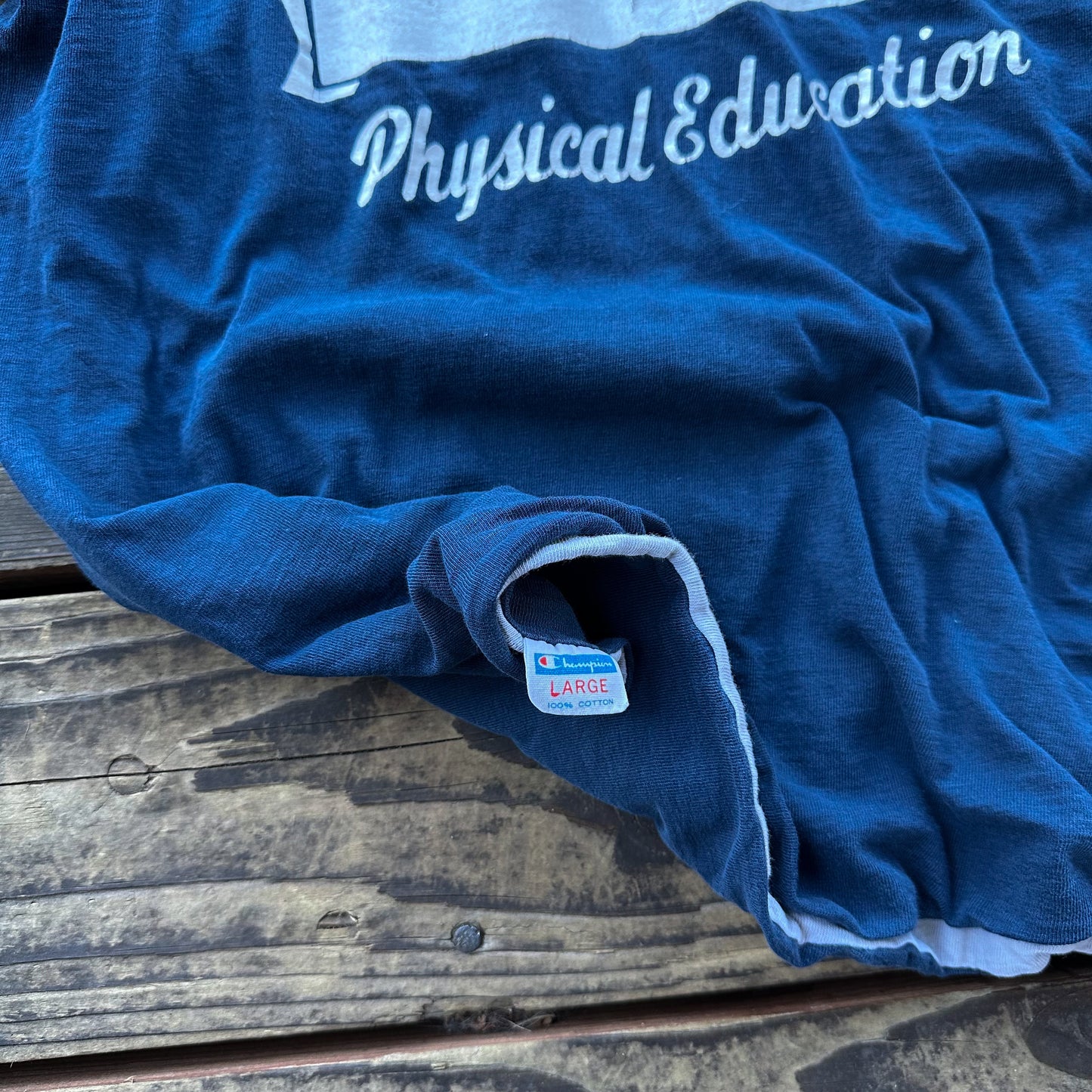 1970’s champion blue bar P.E.