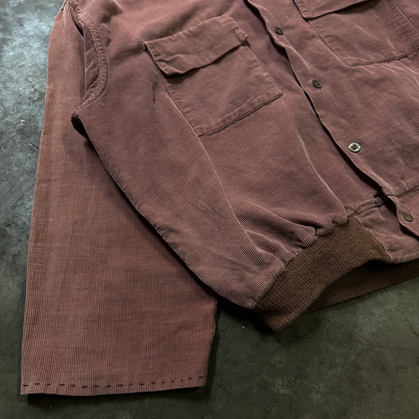 1950’s pink corduroy gaucho shirt