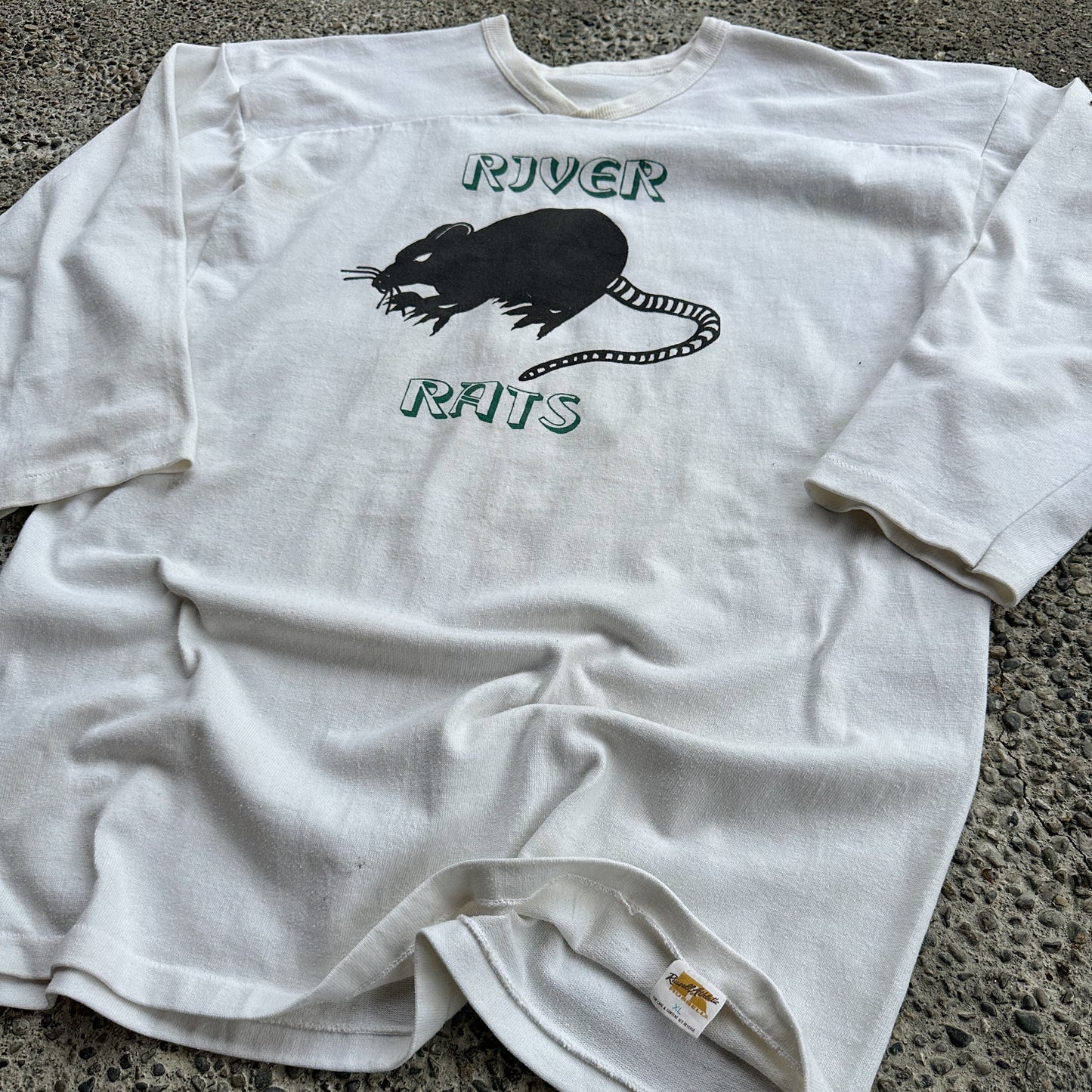 1970’s river rats baseball tee