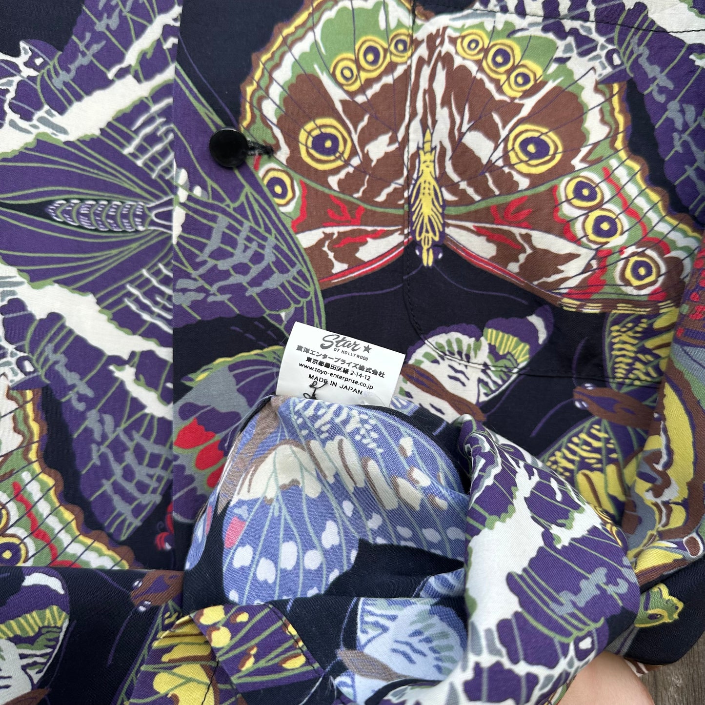 Toyo Japan Reproduction butterfly rayon shirt