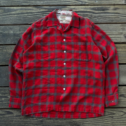 1950’s wool rayon blend shirt