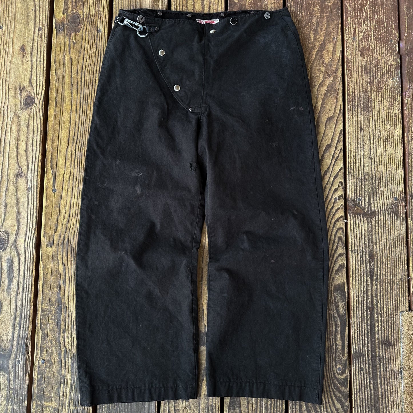 1950’s black over dyed fireman’s pants