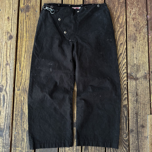 1950’s black over dyed fireman’s pants