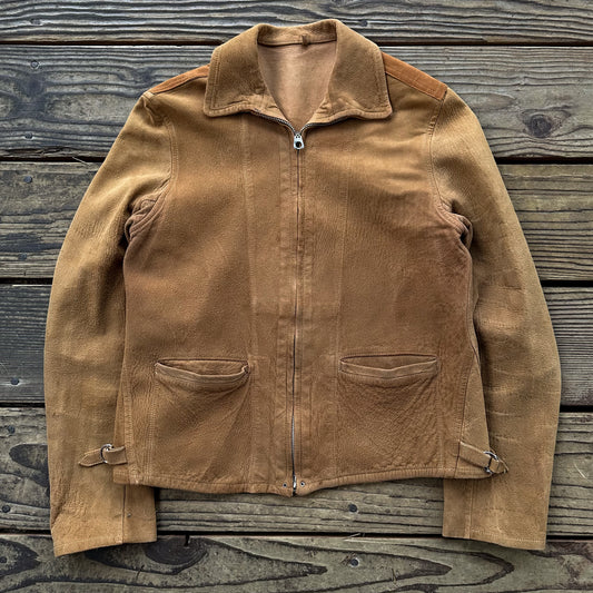 1930s summers Los Angeles suede leather jacket