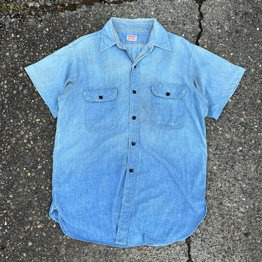 1950’s faded Hercules chambray shirt