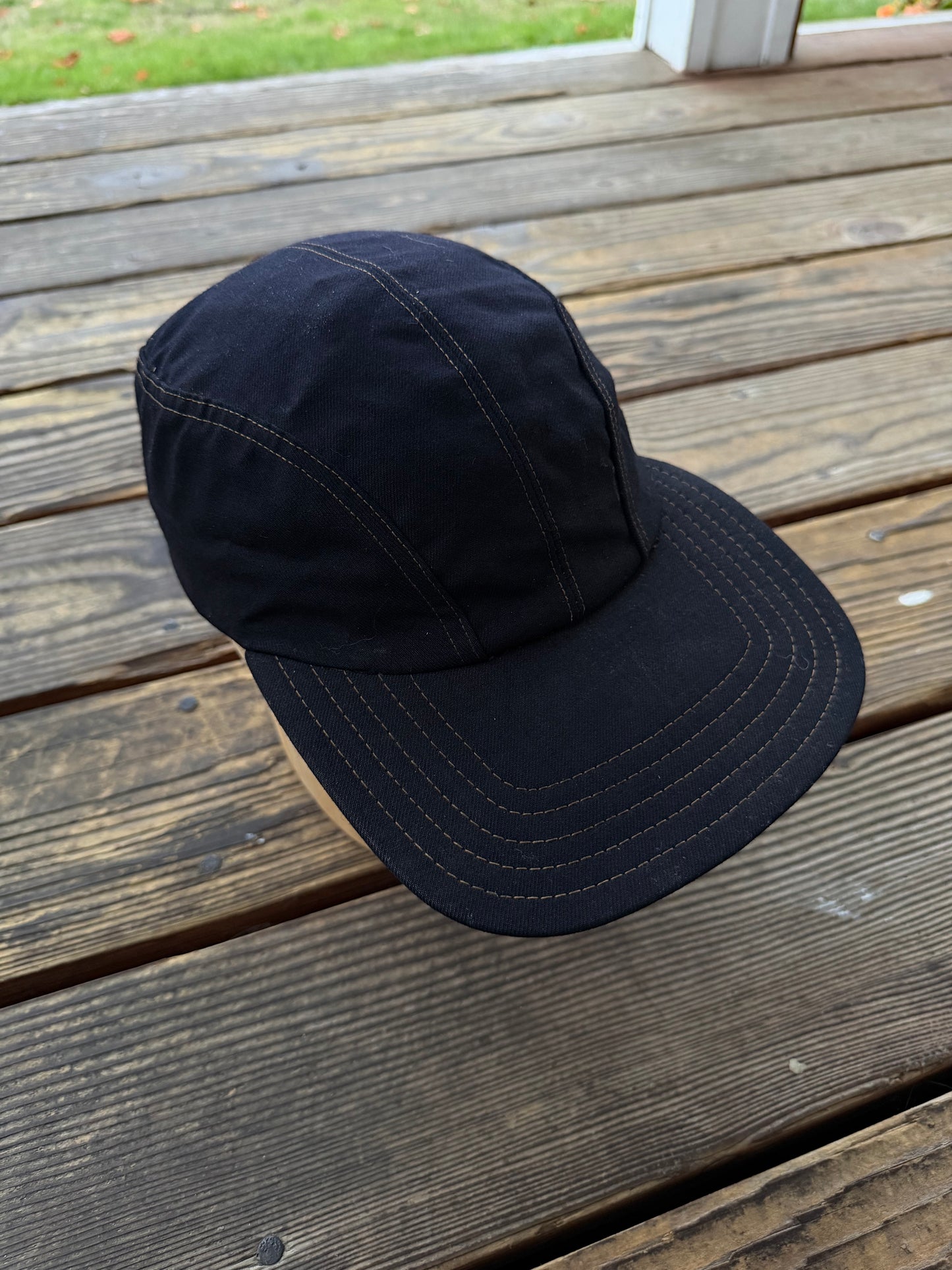 1950’s black 4 panel wool hat