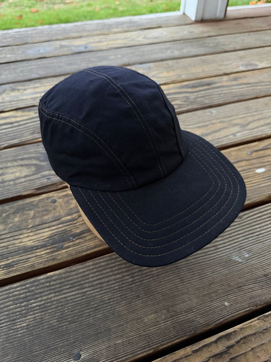 1950’s black 4 panel wool hat