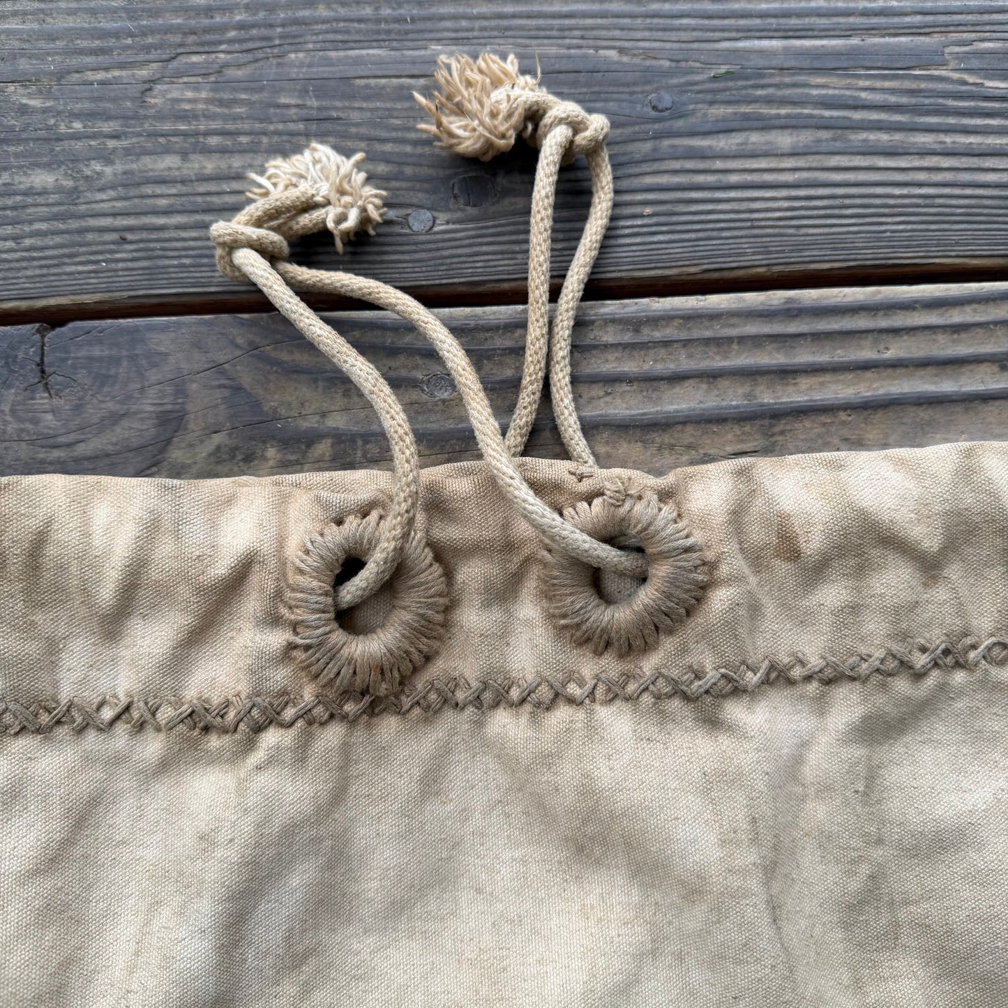 1930’s handmade sailors ditty bag
