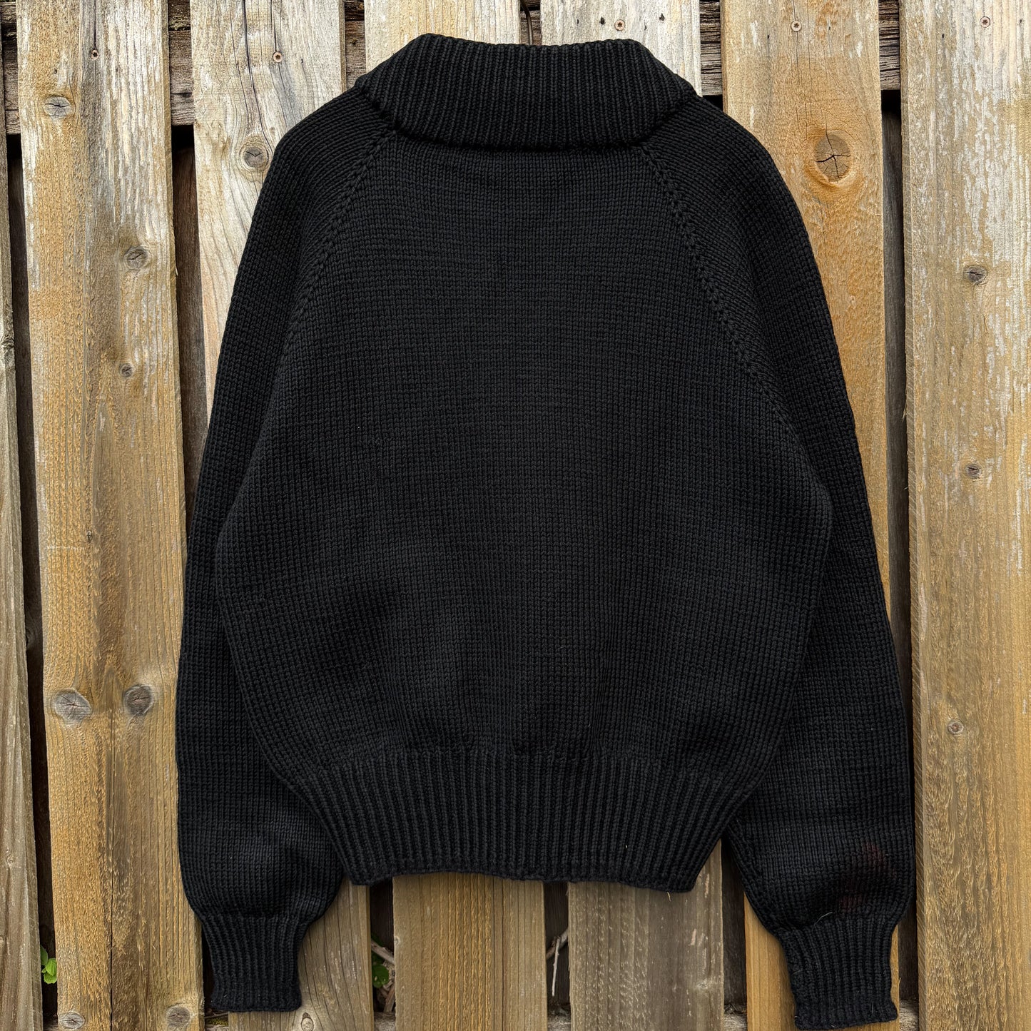 1930s black A-1 sweater