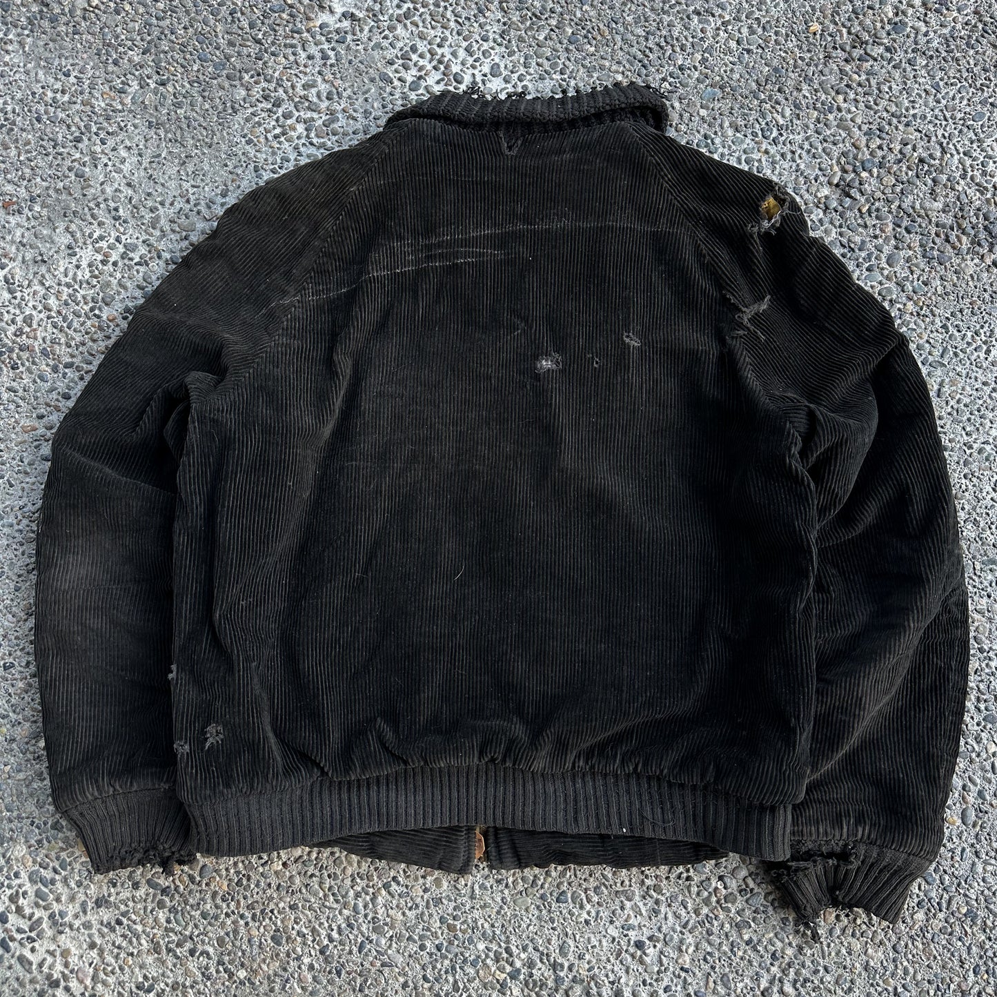 1950’s distressed black corduroy jacket