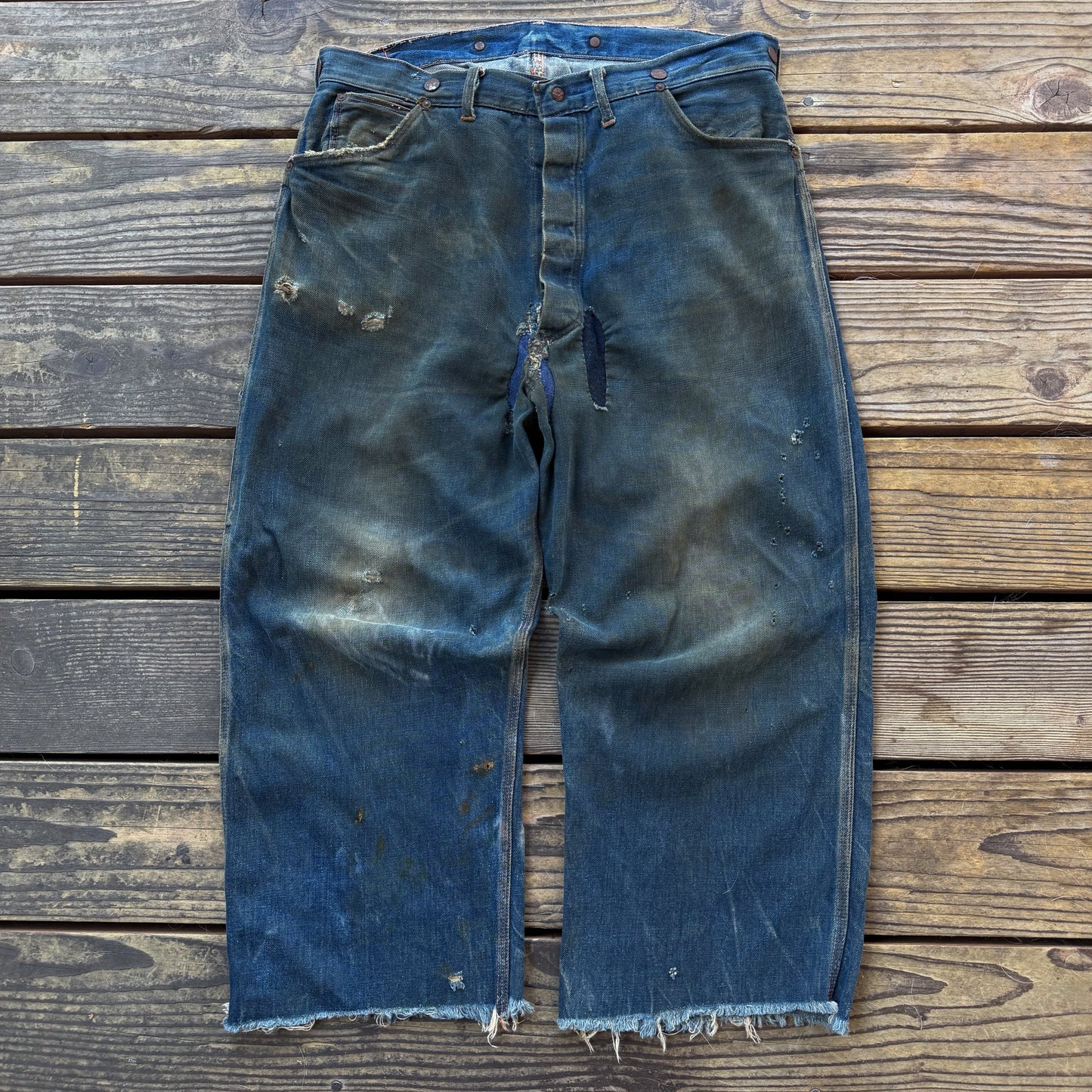 1940’s Super Big Mac buckle back jeans