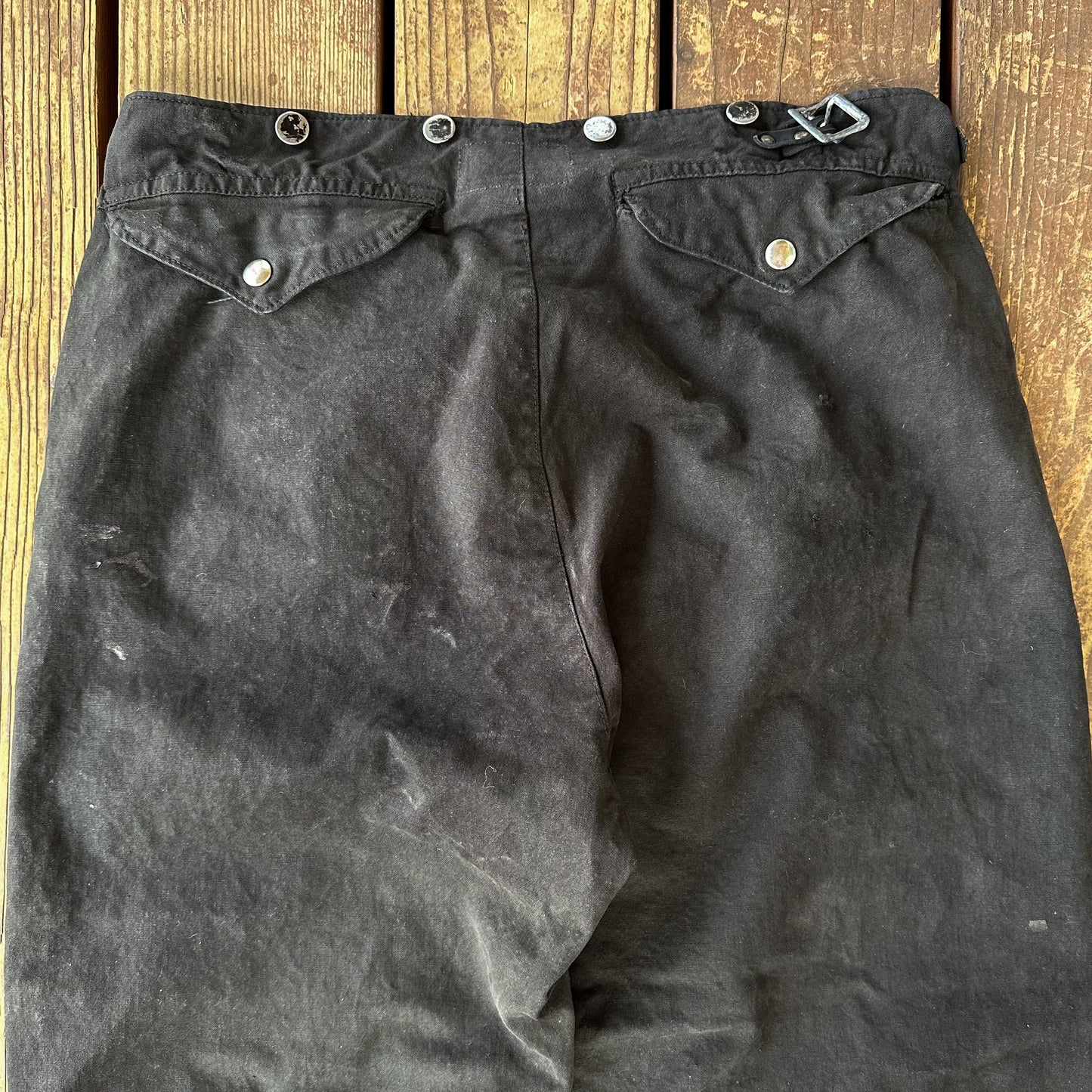 1950’s black over dyed fireman’s pants