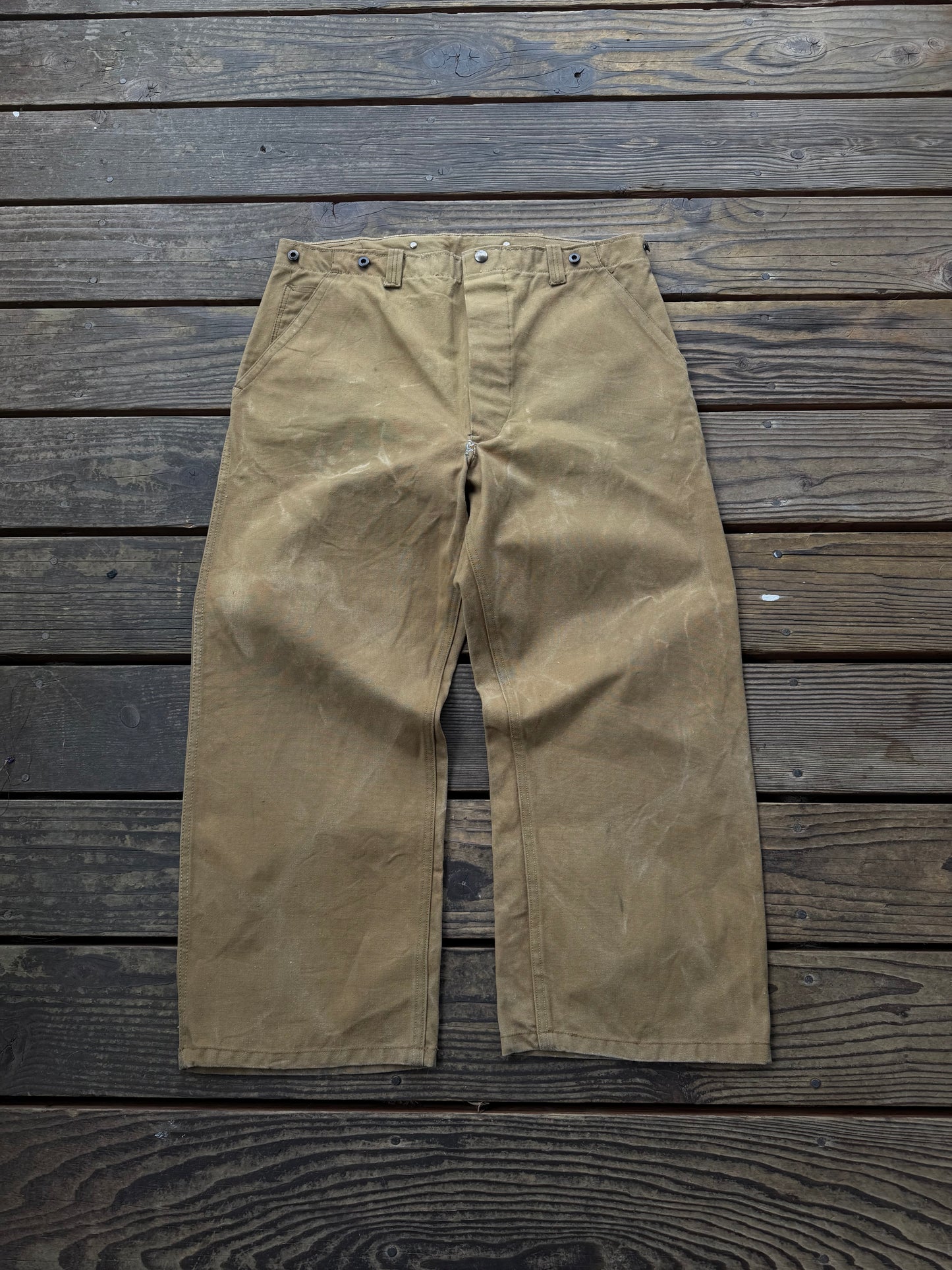 1940’s Hirsch Weis canvas logging pants
