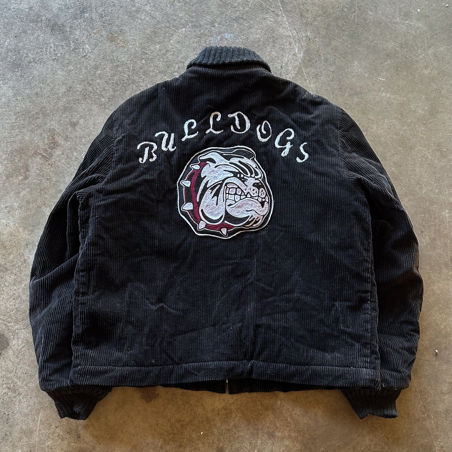 1960’s bulldog chainstitched black corduroy jacket