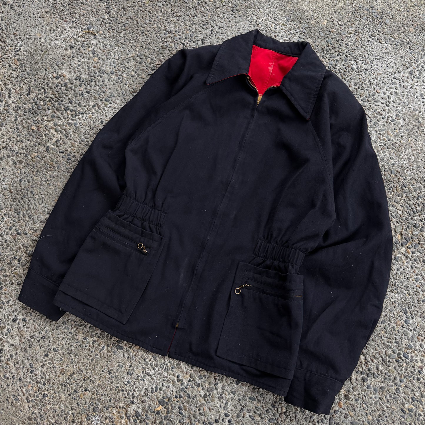 1950’s black and red reversible jacket