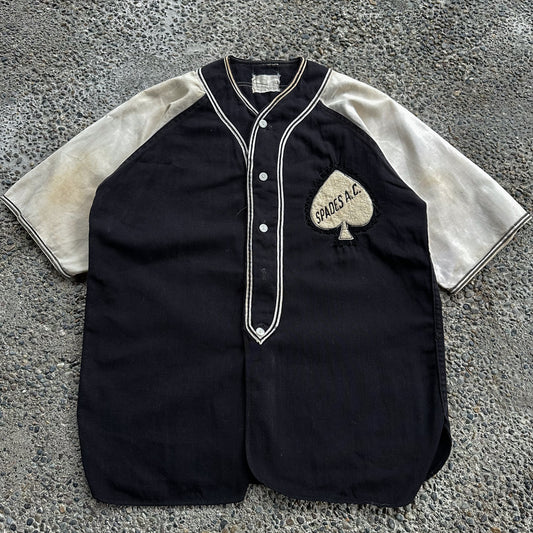 1950’s spades auto club baseball jersey