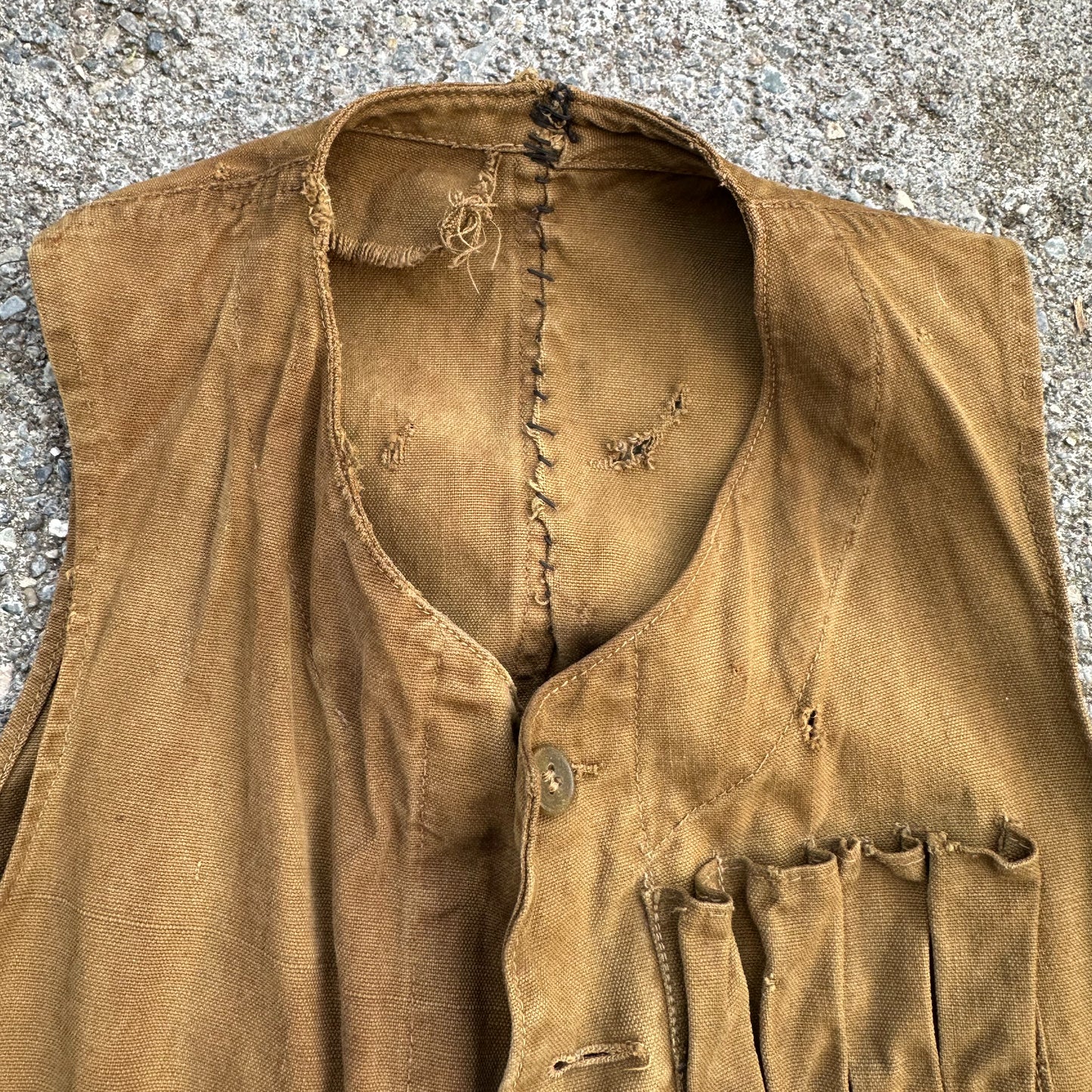 1930s buckleback hunting vests