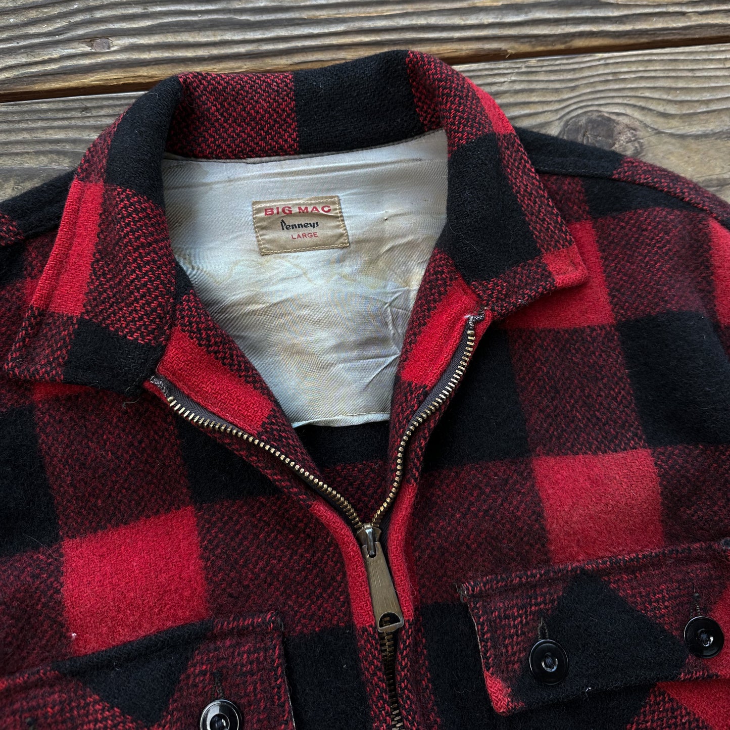 1960s Big Mac buffalo plaid jacket