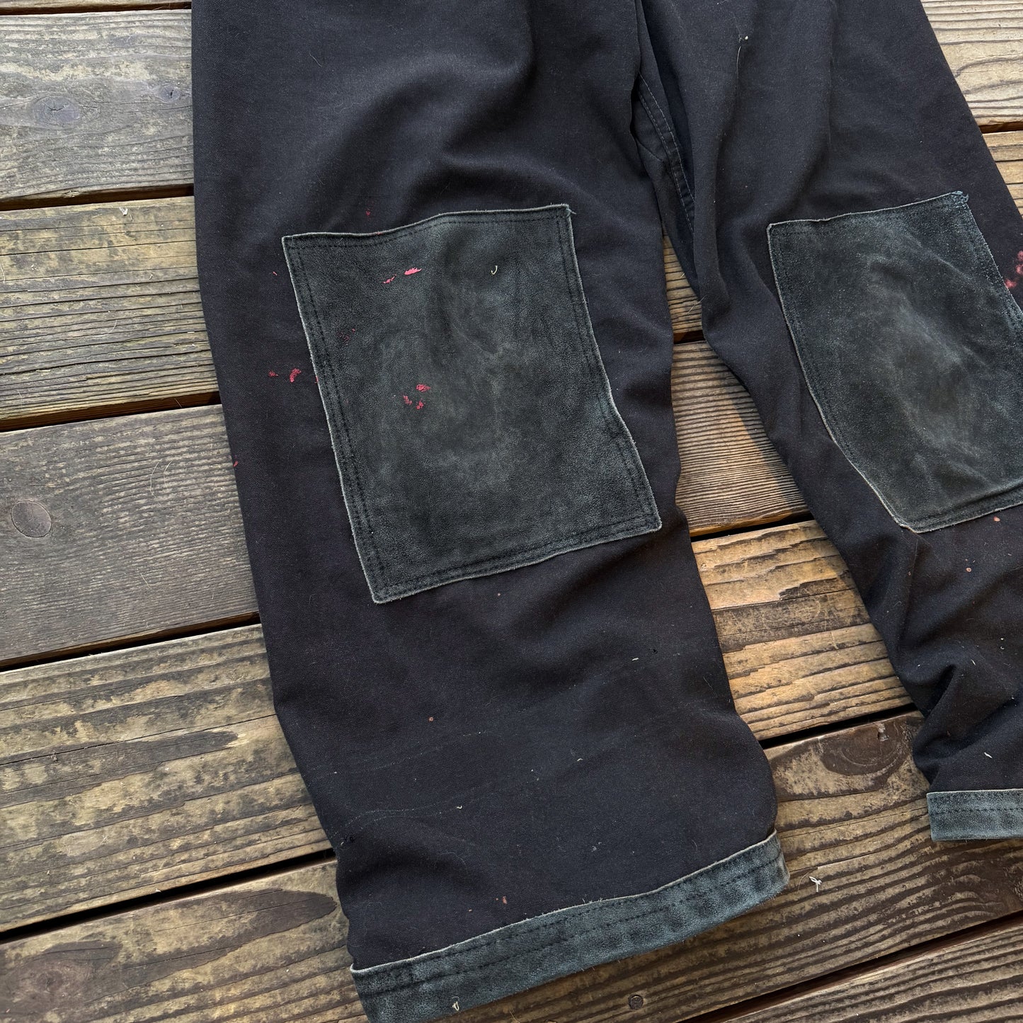 1980’s black fireman’s pants