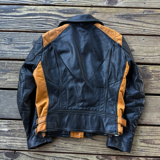 1970’s Harro 2 tone leather jacket