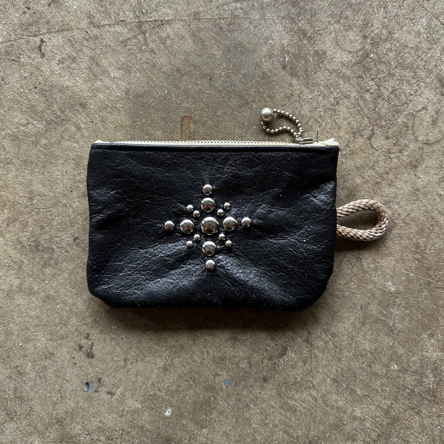 Vintage style handmade leather wallet