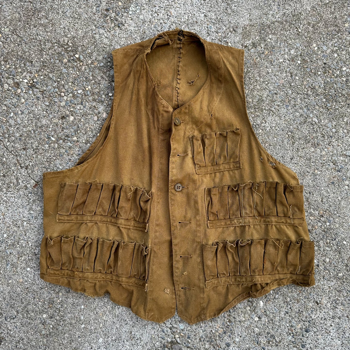 1930s buckleback hunting vests